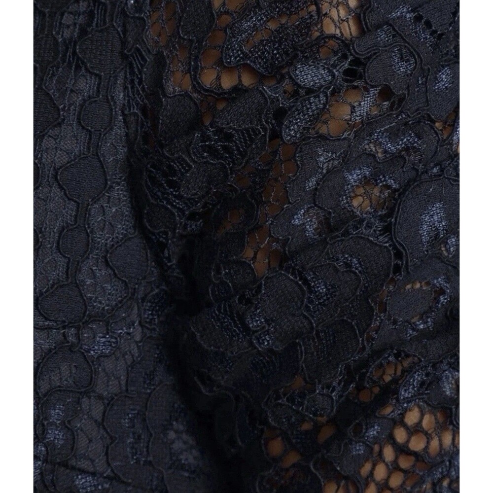 Lulu’s Tatianna Navy Blue Lace Short Sleeve Mini Dress Women’s Small New - Picture 4 of 15